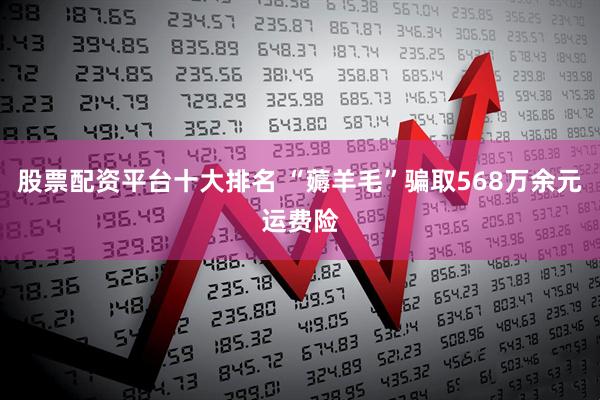 股票配资平台十大排名 “薅羊毛”骗取568万余元运费险